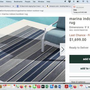 9X12 indoor/outdoor rug